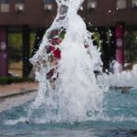 fountain, dynamic, coagulation
