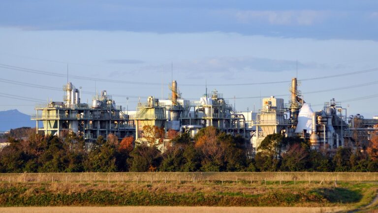 natural, building, landscape, tower, water treatment plant, water purification, b, wood, winter, nightfall, japan
