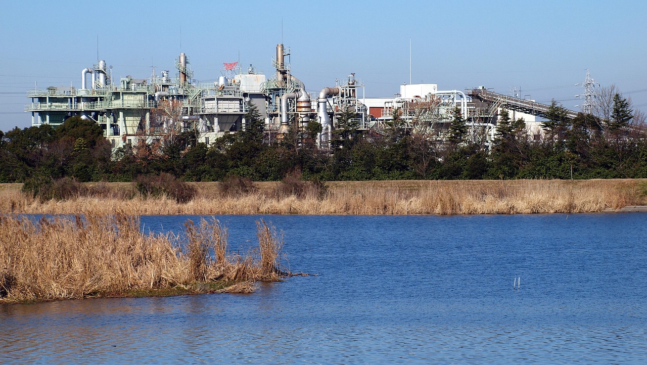 natural, building, tower, water treatment plant, water purification, the natural environment, river, b, wood, winter, japan, water purification, water purification, water purification, water purification, water purification