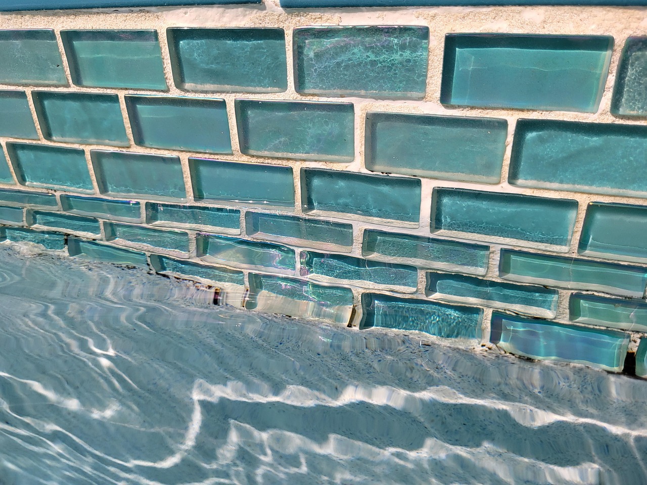 swimming, pool, glass, brick, wall, water, chlorine