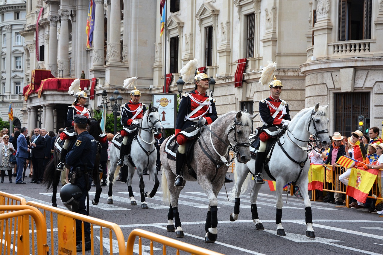 guard, horse, parade, valencia, nature, spain, municipal