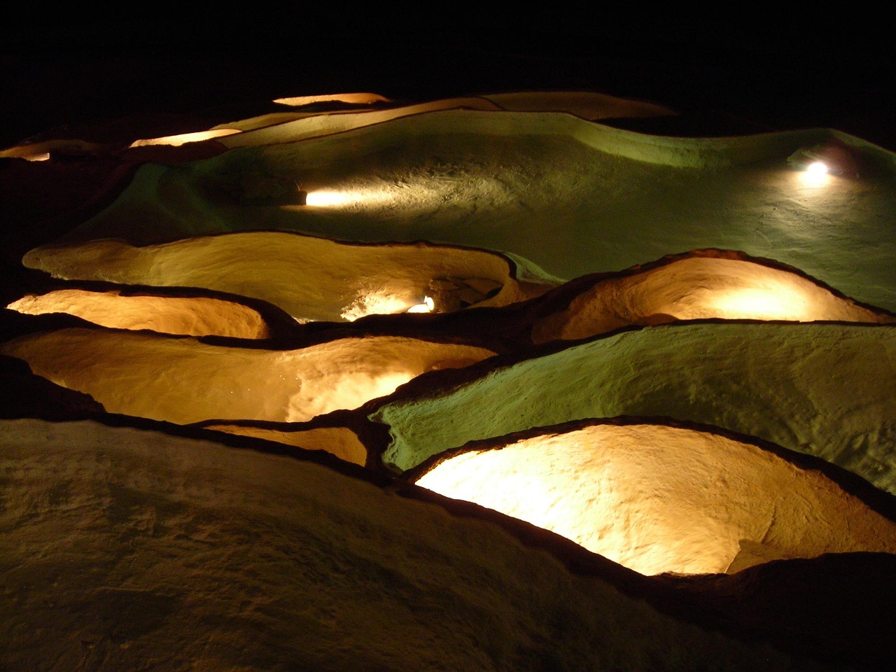 cave, stalactite, lime, karst, nature, illuminated, stalactites, limescale deposits, pool of water, drops, water, cold, cool, cavity, characters, fabric, france, ardeche