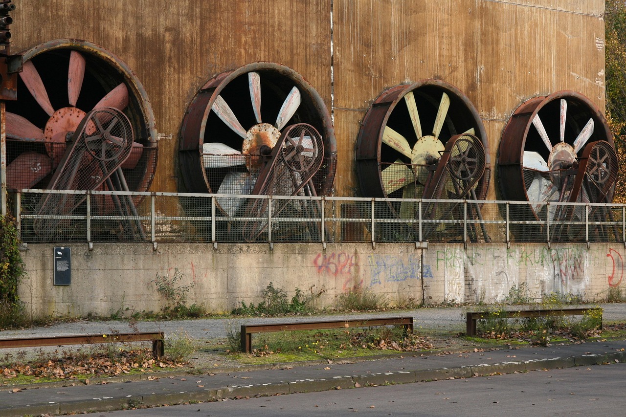 industrial park, factory facility, heavy industry, stole, landscape park, ruhr area