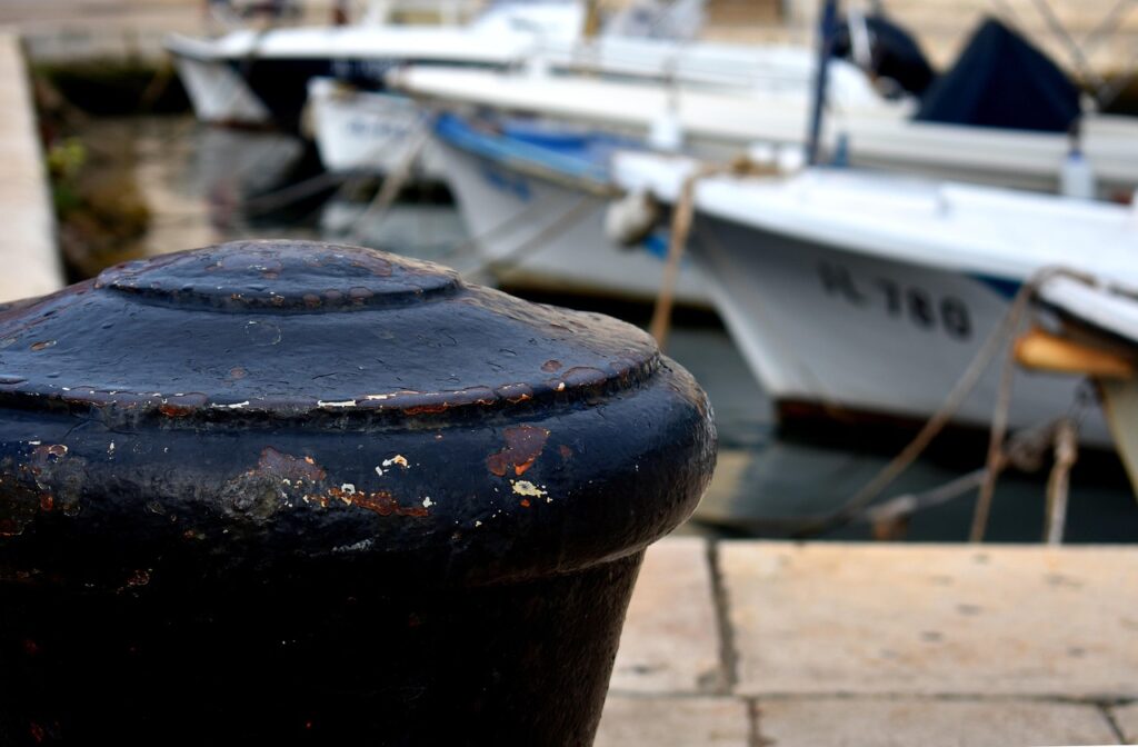 bollard, column, rust, wharf, steel, metal, rusted, port, mooring, iron, corrosion, weathered, berth, quay, jetty